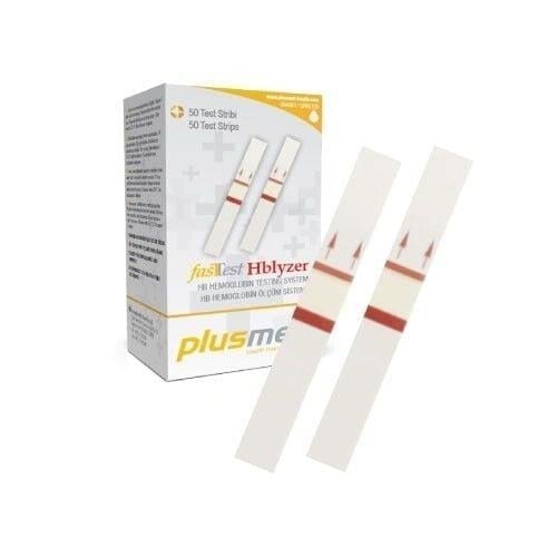 Plusmed Fasttest Hblyzer Hemoglobin Ölçüm Stripi 50'li