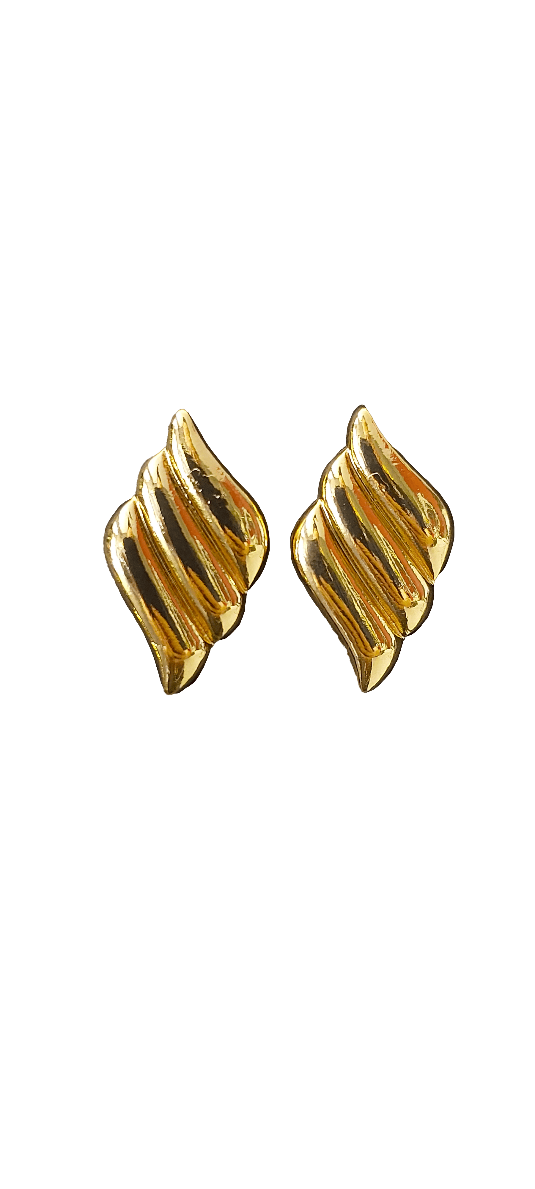 Gold Plaka Küpe