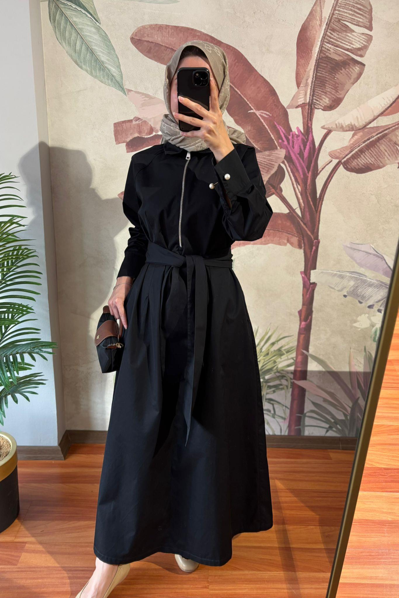 Lilya Siyah  Elbise 