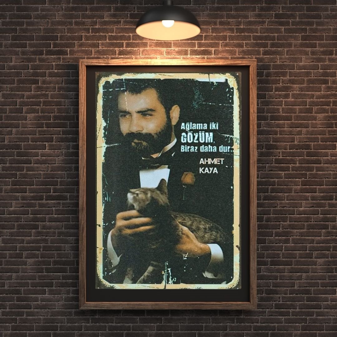 30x20 cm Ahmet Kaya Tablo 6