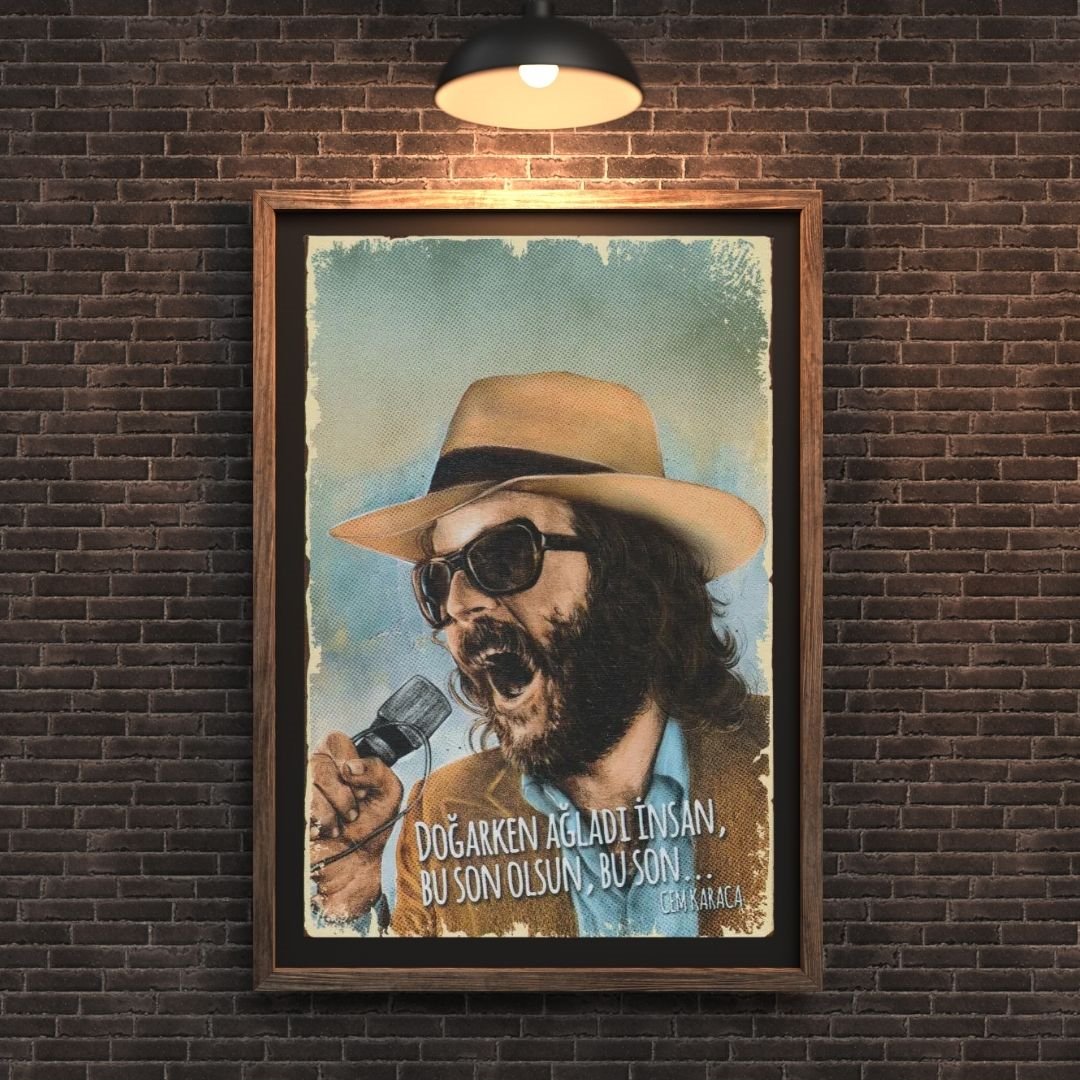 30x20 cm Cem Karaca