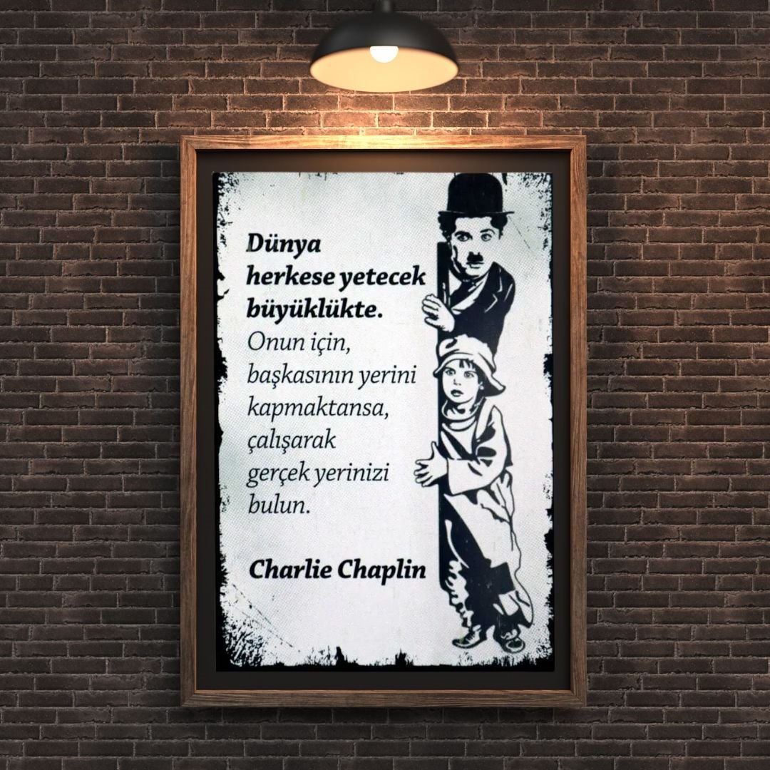 30x20 cm Charlie Chaplin 3