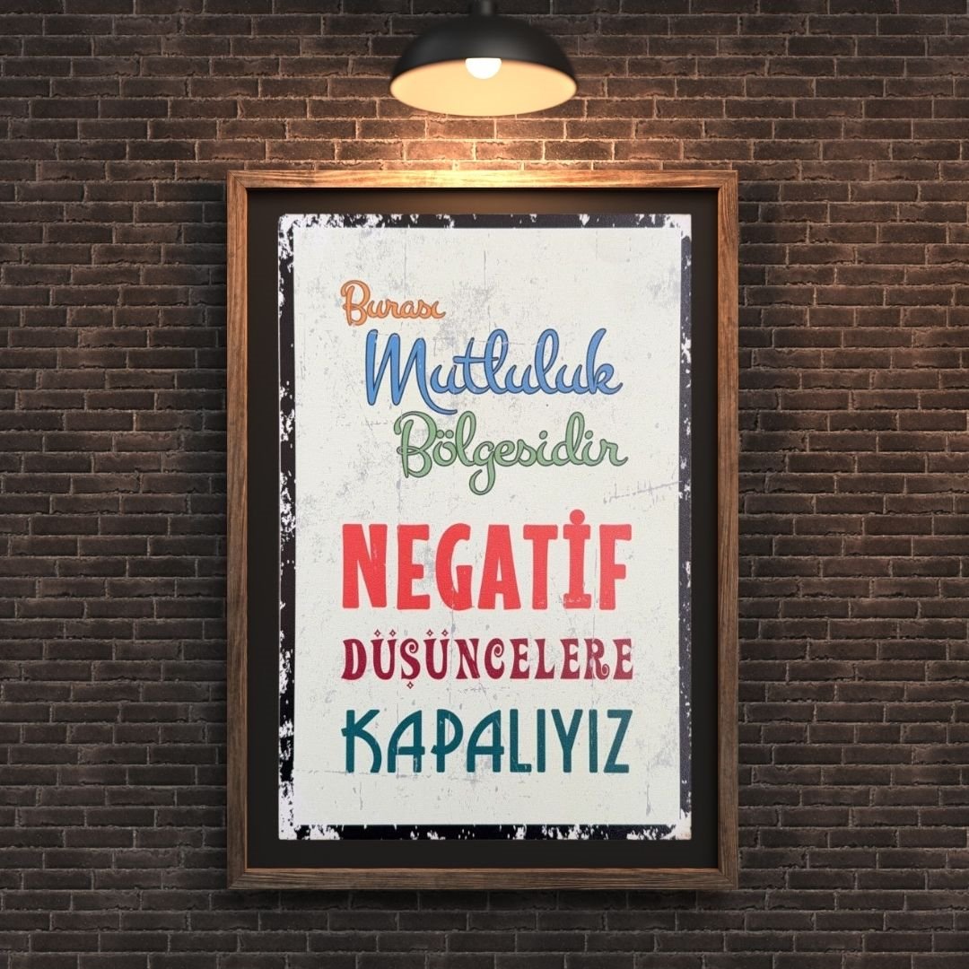 30x20 cm Negatif Düşünceler