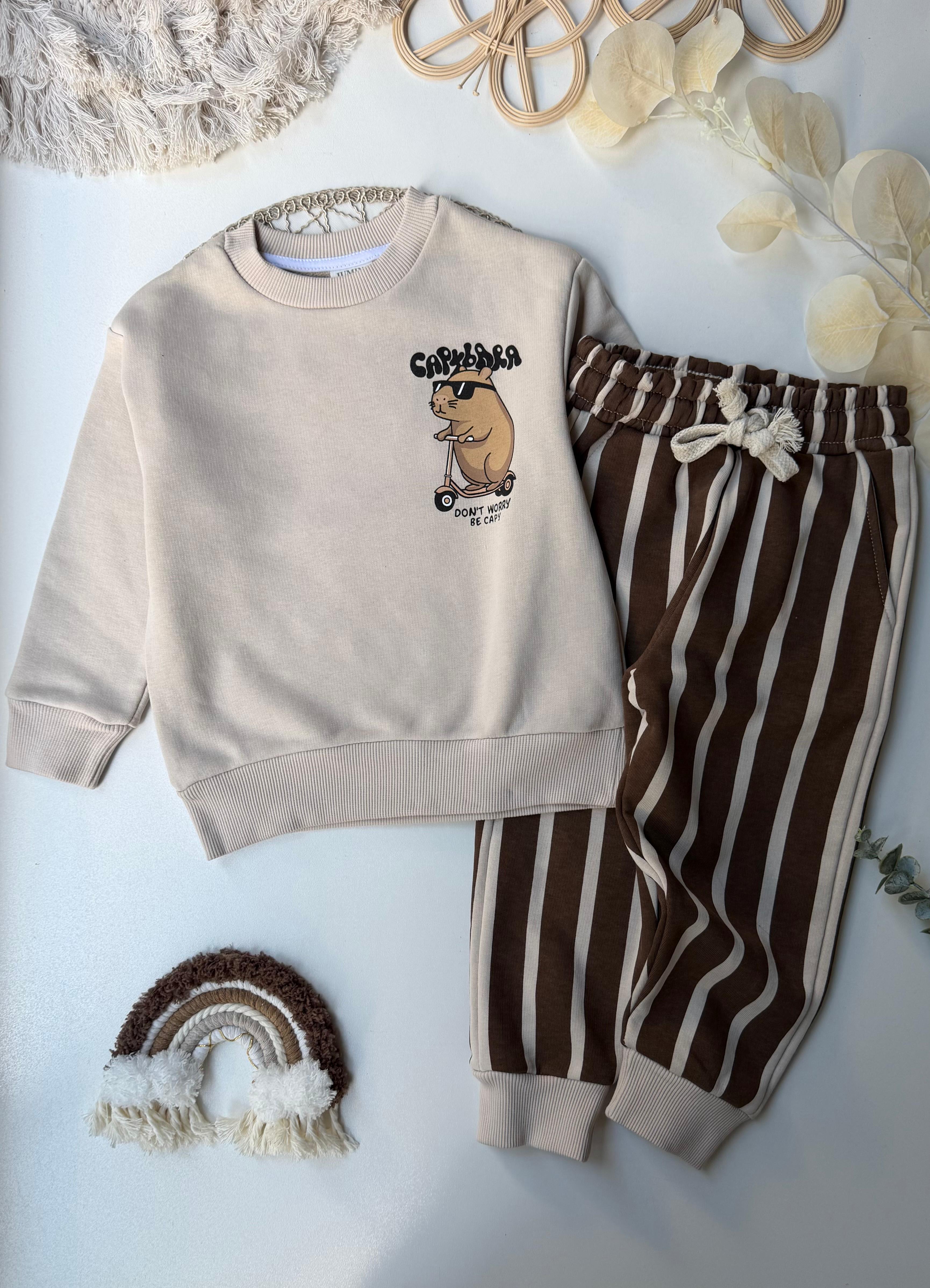 Capybara Takım KREM