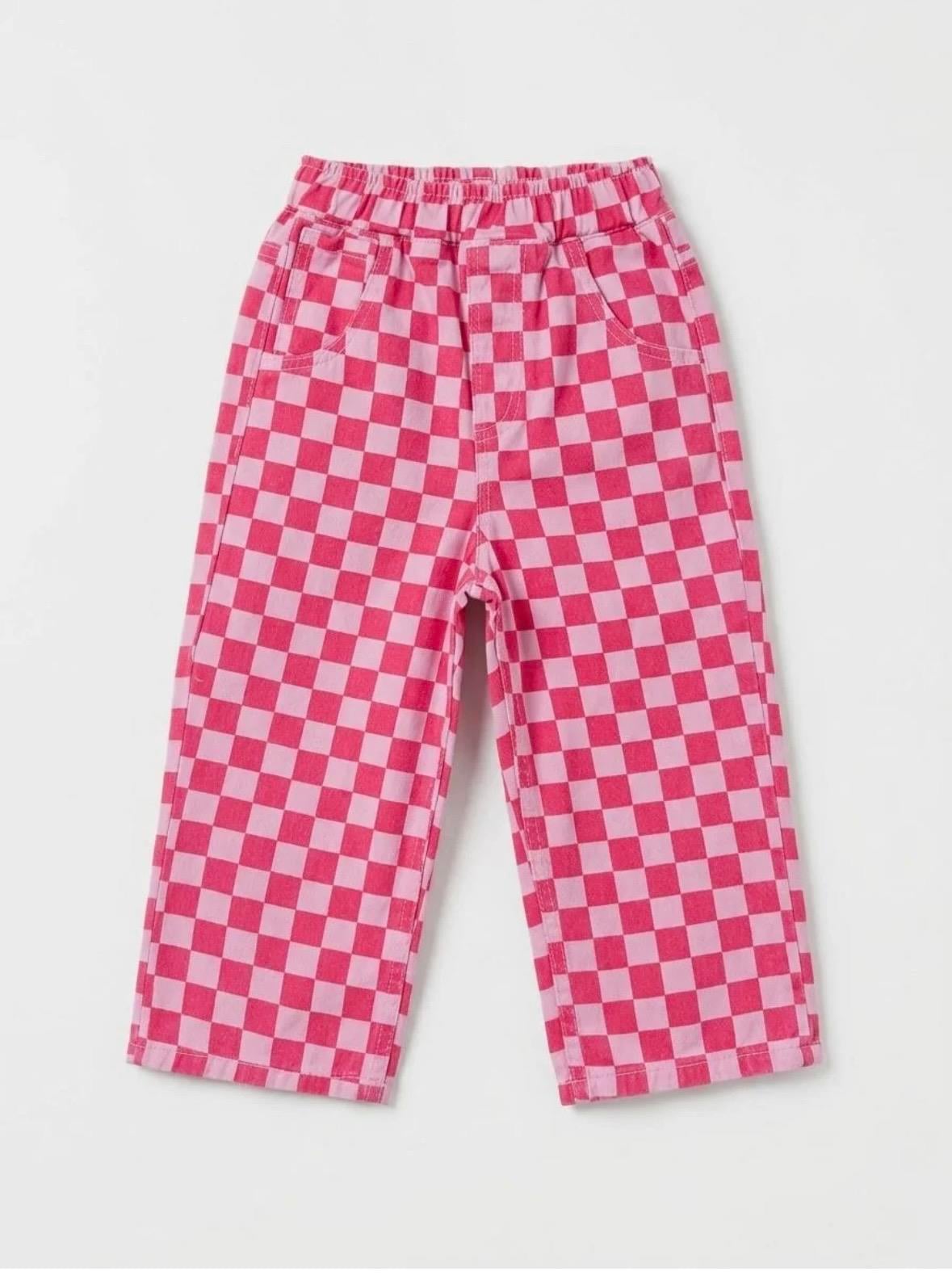 Laciel Paris Pembe Damalı Jeans 