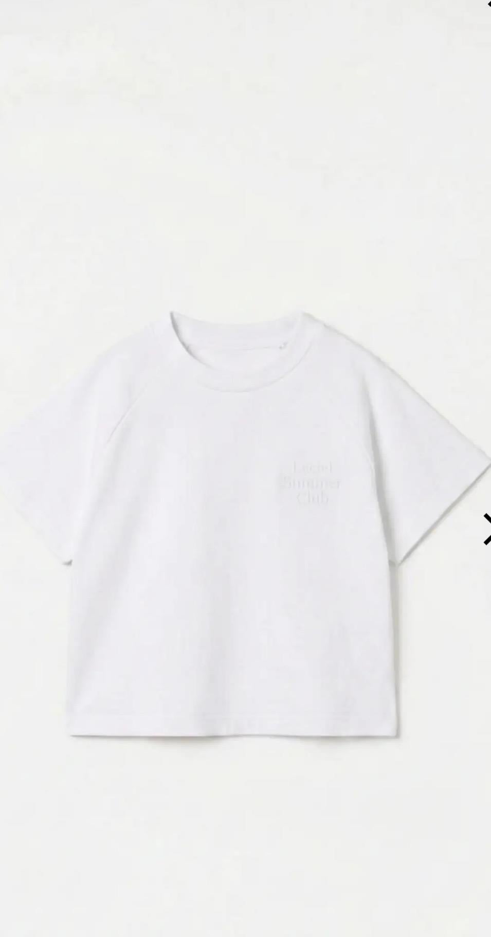 Laciel Paris Summer Clup Crop Beyaz