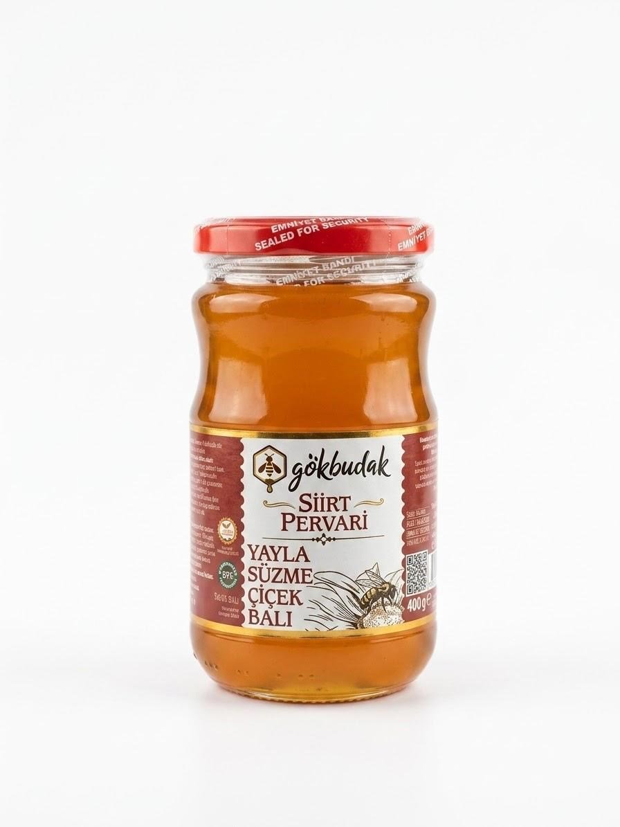 Siirt Pervari Polifloralı Süzme Çiçek Balı ~ 460g