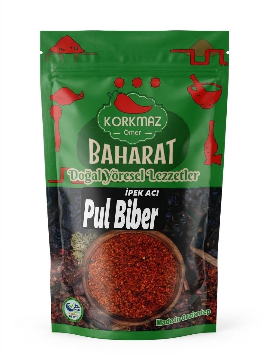 Korkmaz Ömer İpek Acı Pul Biber 100 Gr