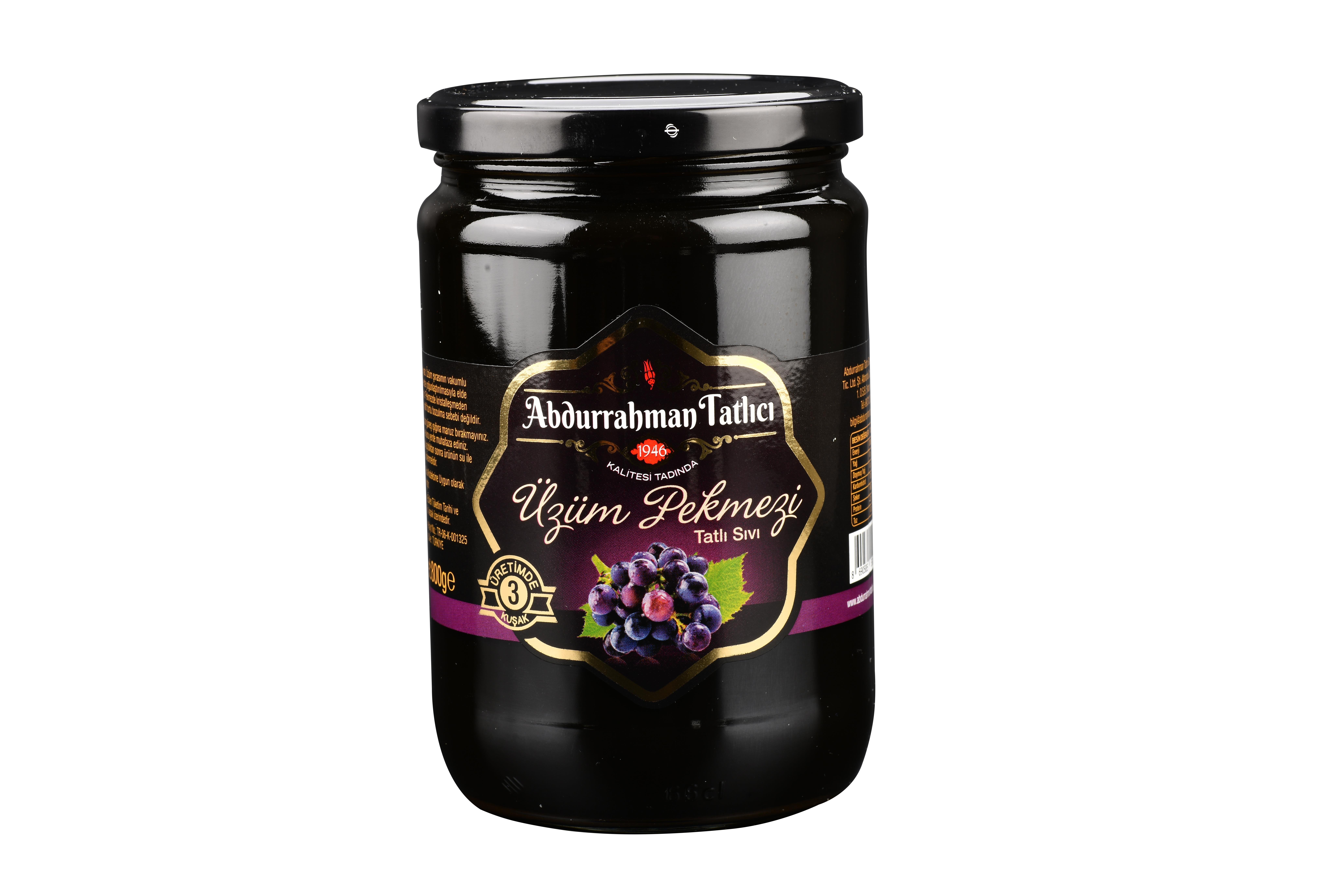 Üzüm Pekmezi Cam 800 Gr