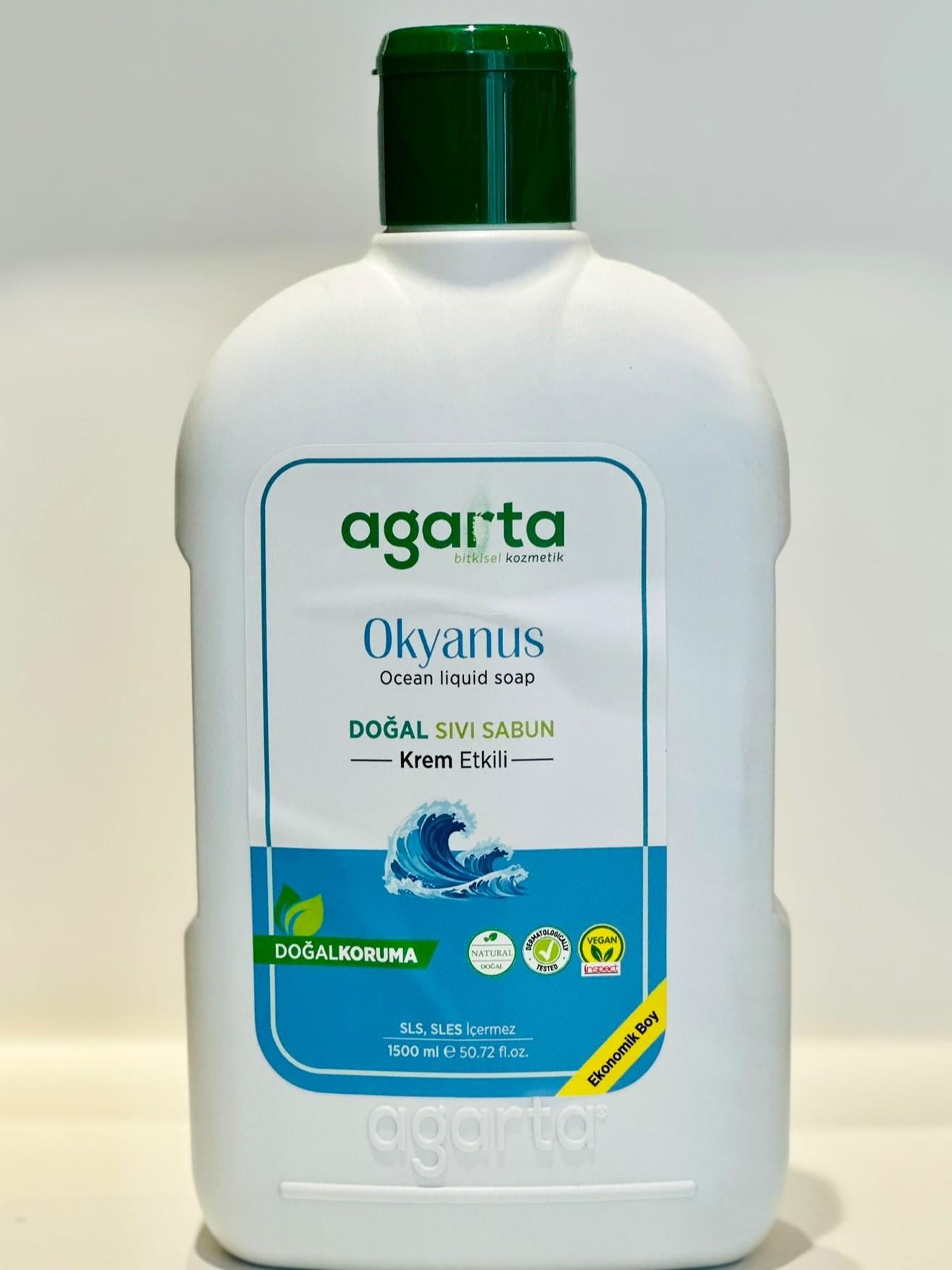 Agarta Doğal Okyanus Sıvı Sabun 1500 ml