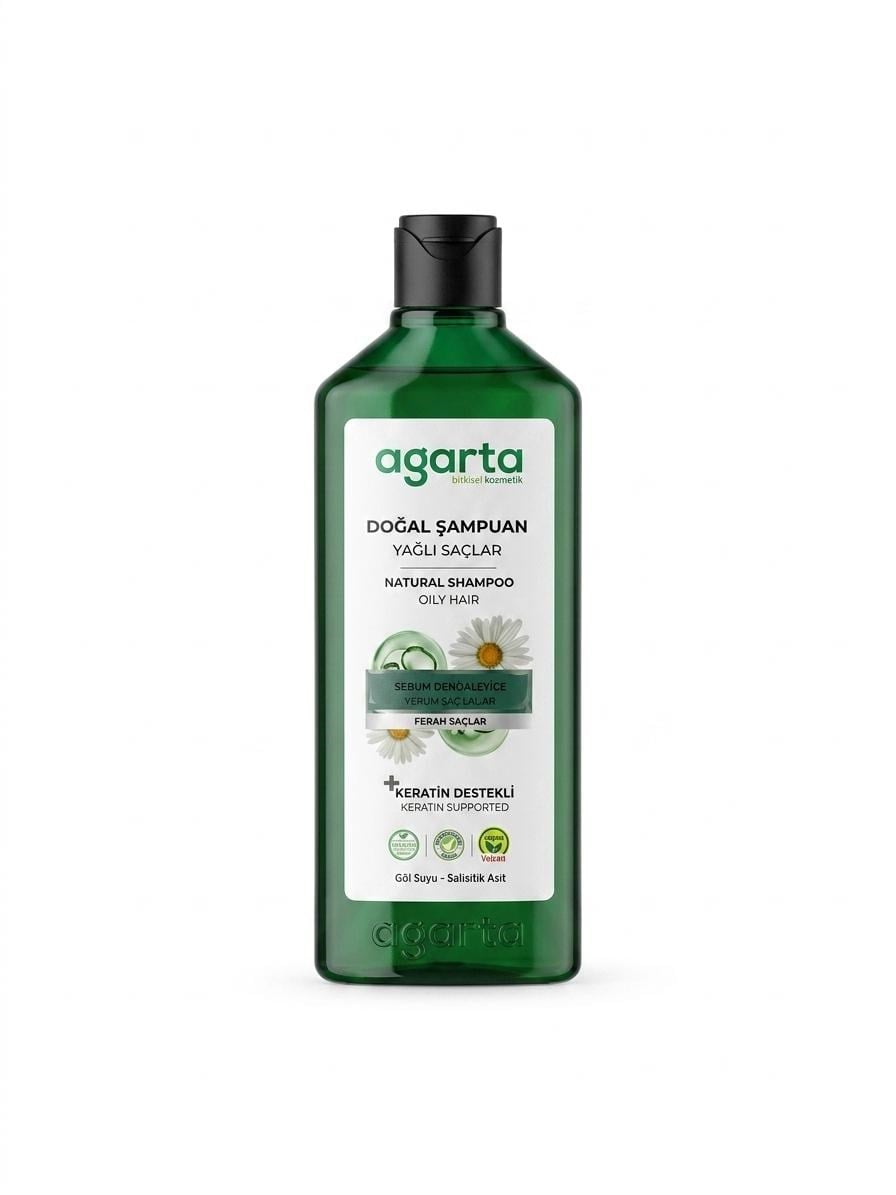 Agarta Doğal Şampuan Yağlı Saç Bakımı İçin 400 ml