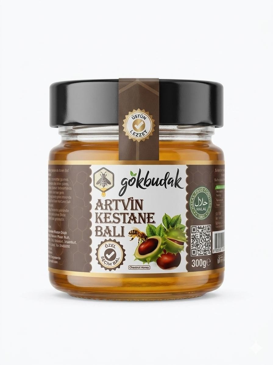 Gökbudak Artvin Kestane Balı 300gr