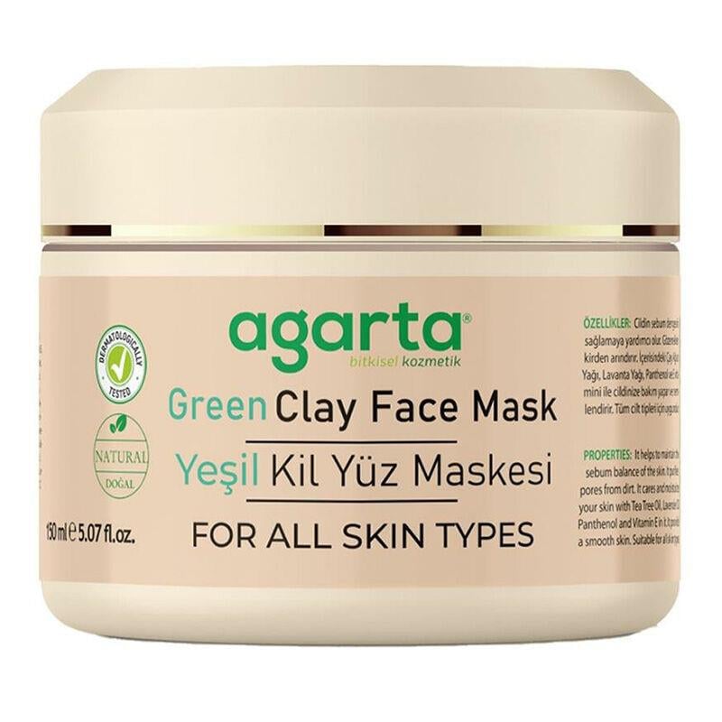Agarta Doğal Yeşil Kil Maskesi 150 ml
