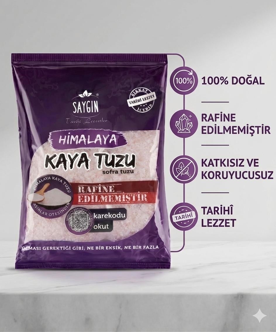 Saygın Himalaya Tuzu Sofralık 500 Gr