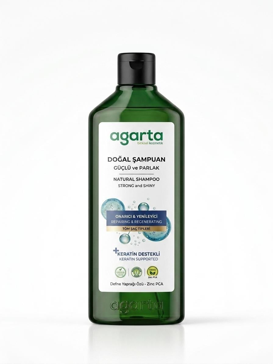 Agarta Doğal Şampuan Güçlü ve Parlak Saçlar İçin 400 ml