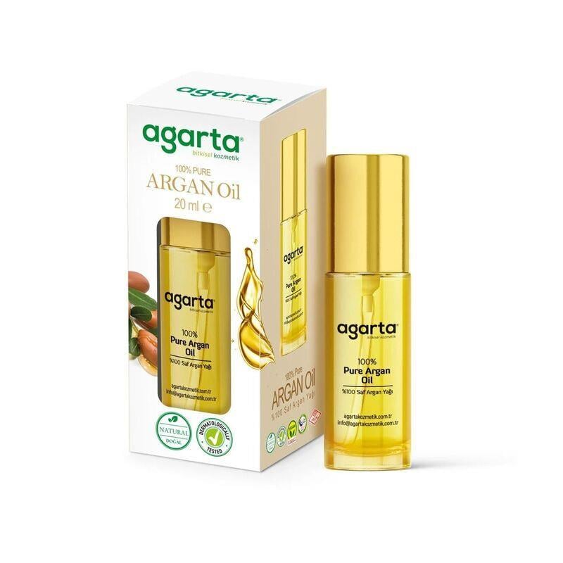 Agarta %100 Soğuk Sıkım Saf Argan Yağı 20 ml