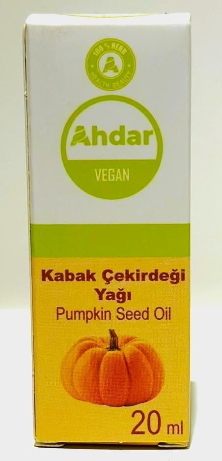 AHDAR VEGAN20ML.KABAK ÇEKİRDEĞİ YAĞI
