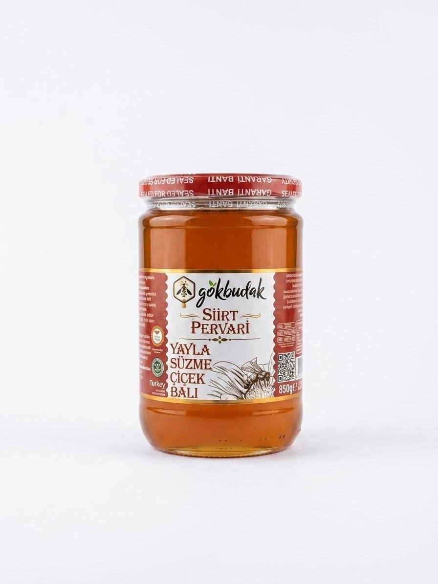 Siirt Pervari Polifloralı Süzme Çiçek Balı ~ 850g