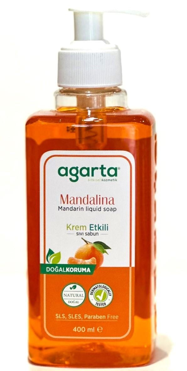 Agarta Doğal Mandalina Sıvı Sabun 400 ml