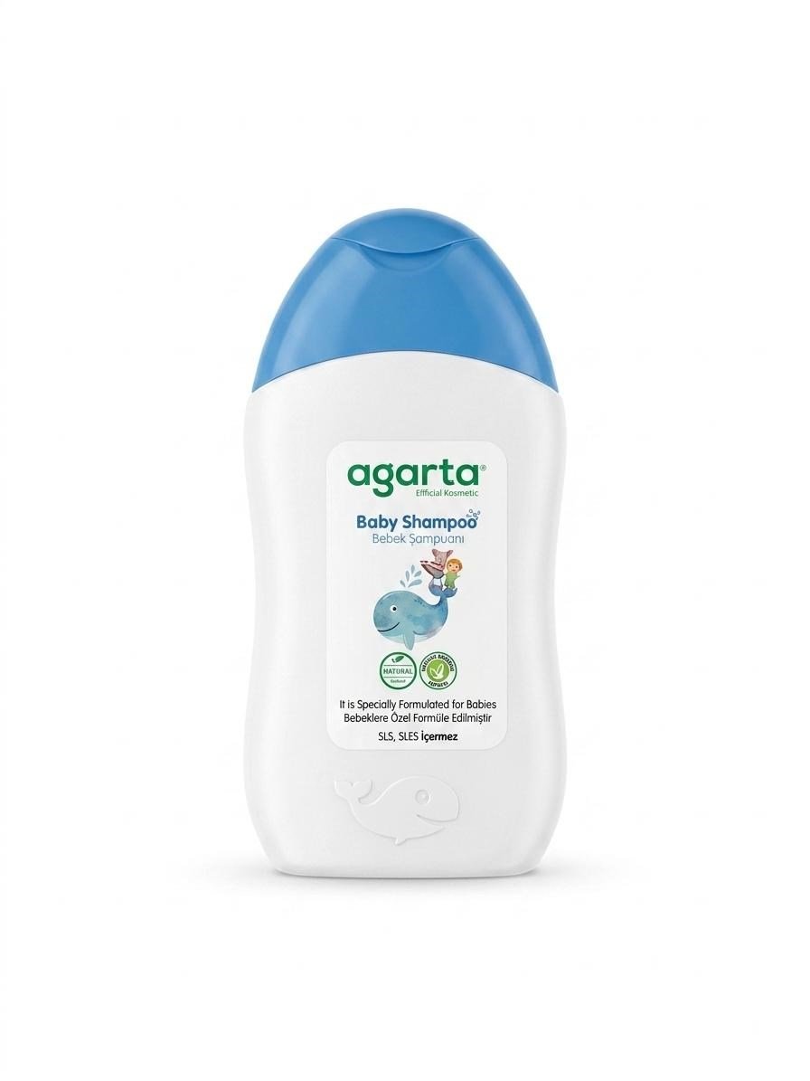 Agarta Doğal Erkek Bebek Şampuanı Saç ve Vücut 400 ML