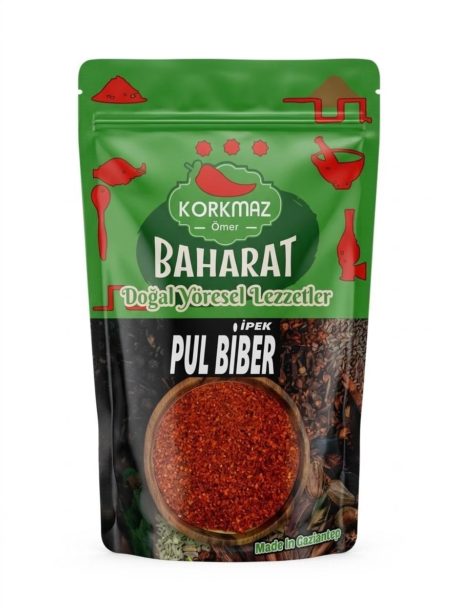Korkmaz Ömer İpek Acı Pul Biber 250 Gr