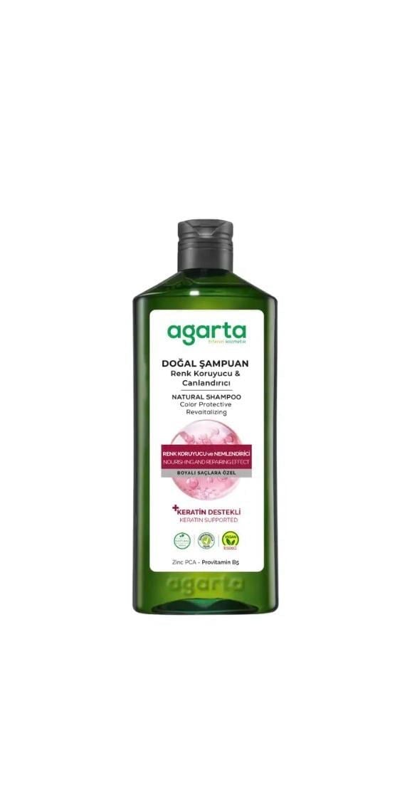 Agarta Doğal Saçlar Renk Koruyucu ve Canlandırıcı Şampuan 400 ml