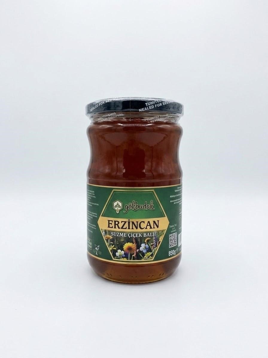 Gökbudak Erzincan Süzme Çiçek Balı ~ 850g