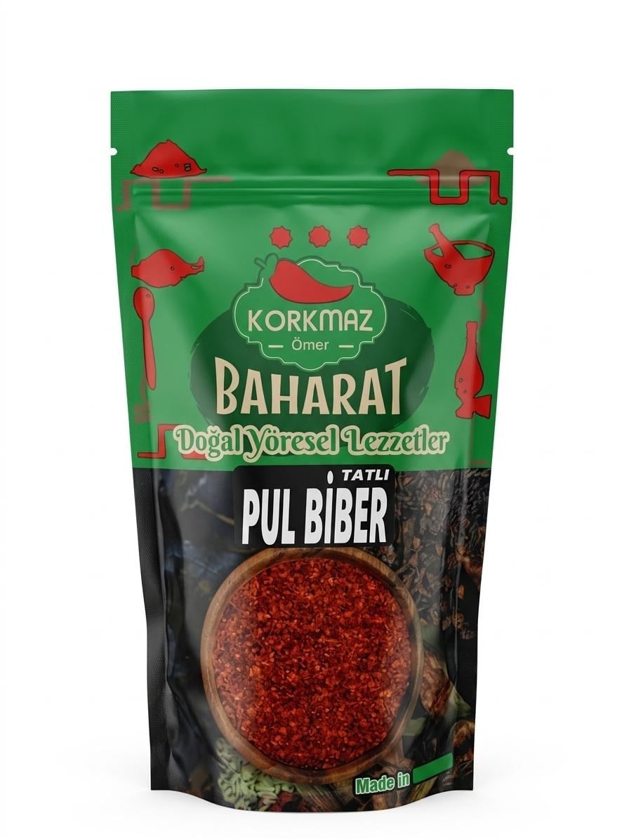 Korkmaz Ömer Tatlı Pul Biber 250 Gr
