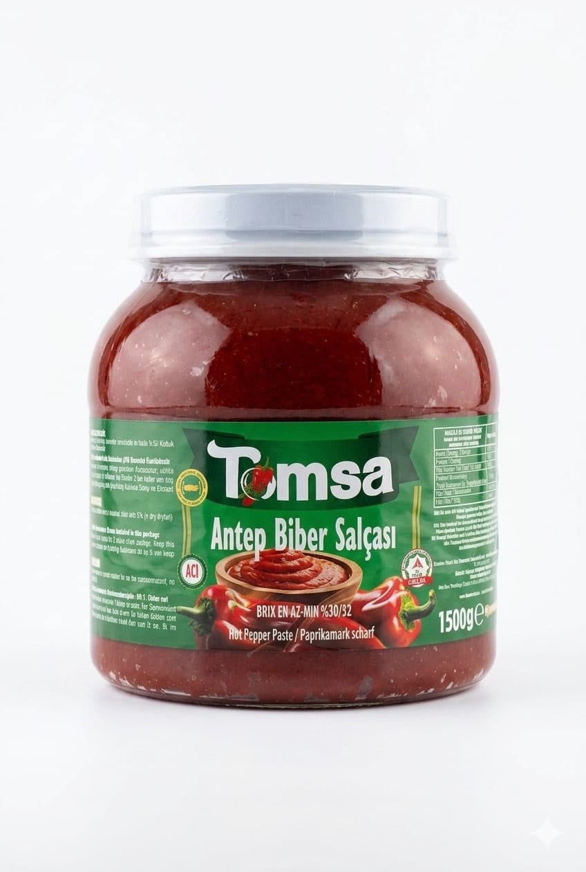 Tomsa Ev Tipi Tatlı Biber Salçası 1500 Gr