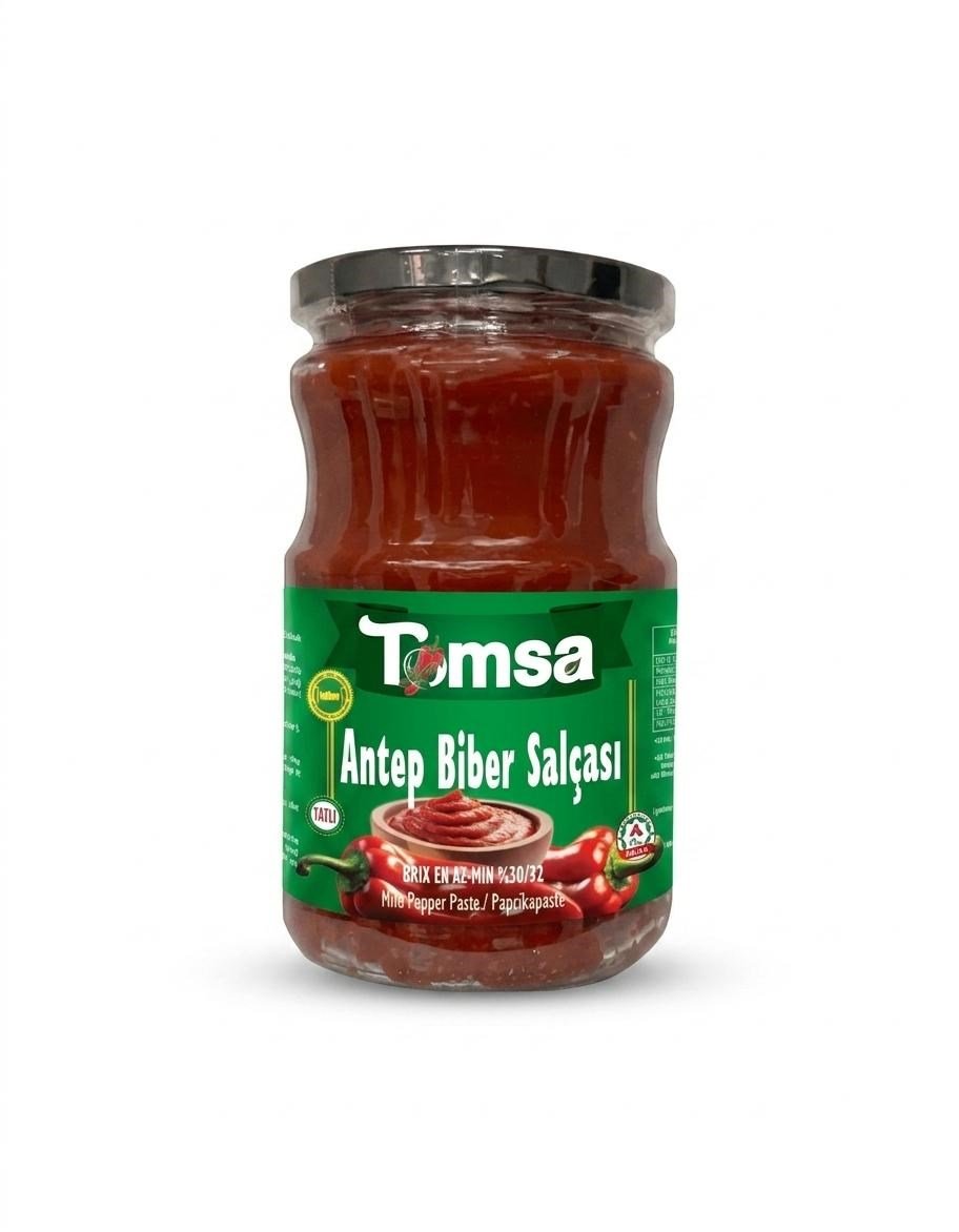 Tomsa Ev Tipi Tatlı Biber Salçası 720 Gr
