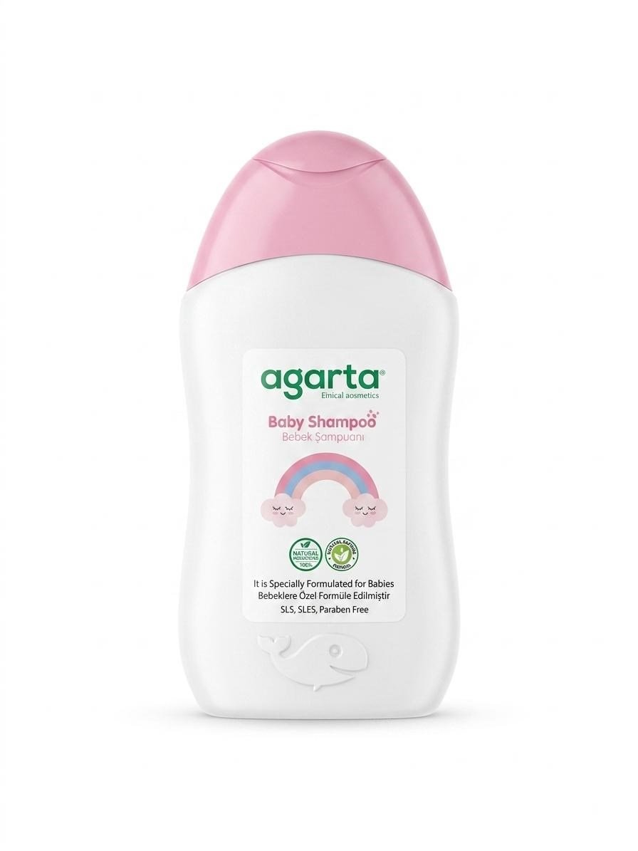 Agarta Doğal Kız Bebek Şampuanı Saç ve Vücut 400 ml