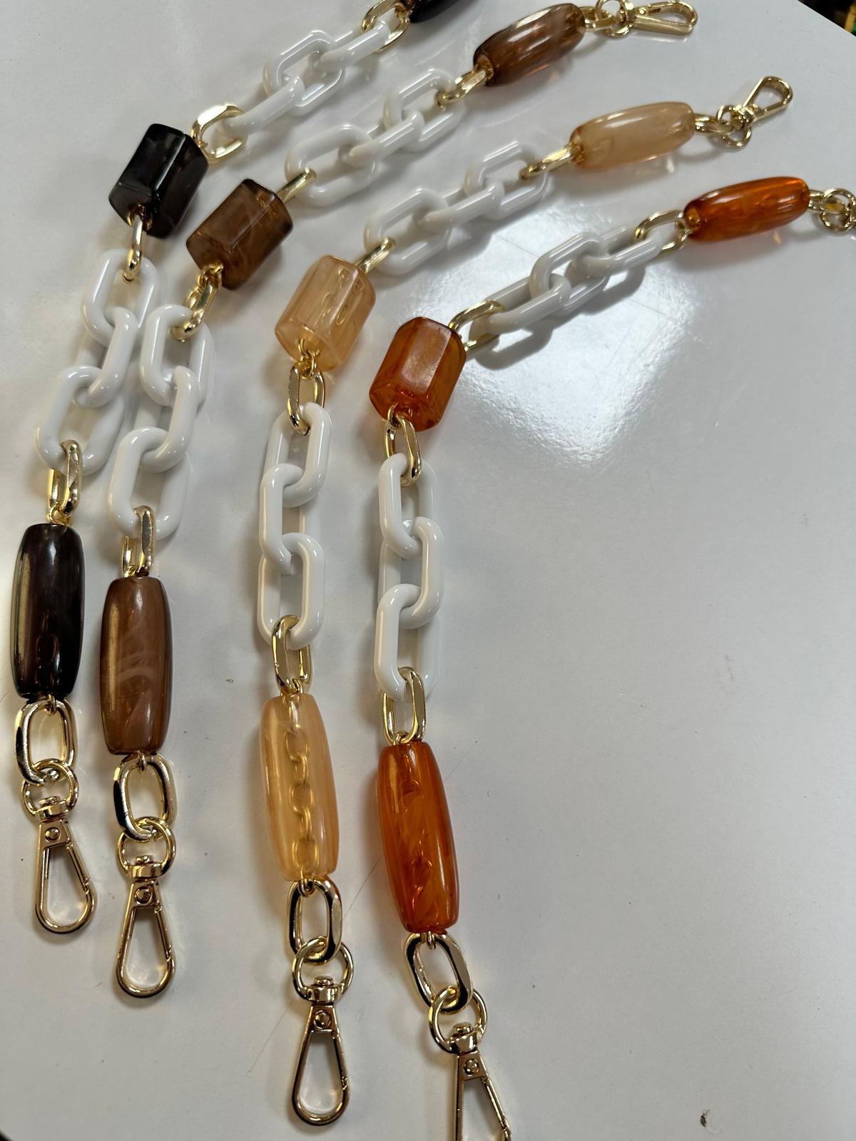 BONCUK MODELİ AKRİLİK ÇANTA ASKISI