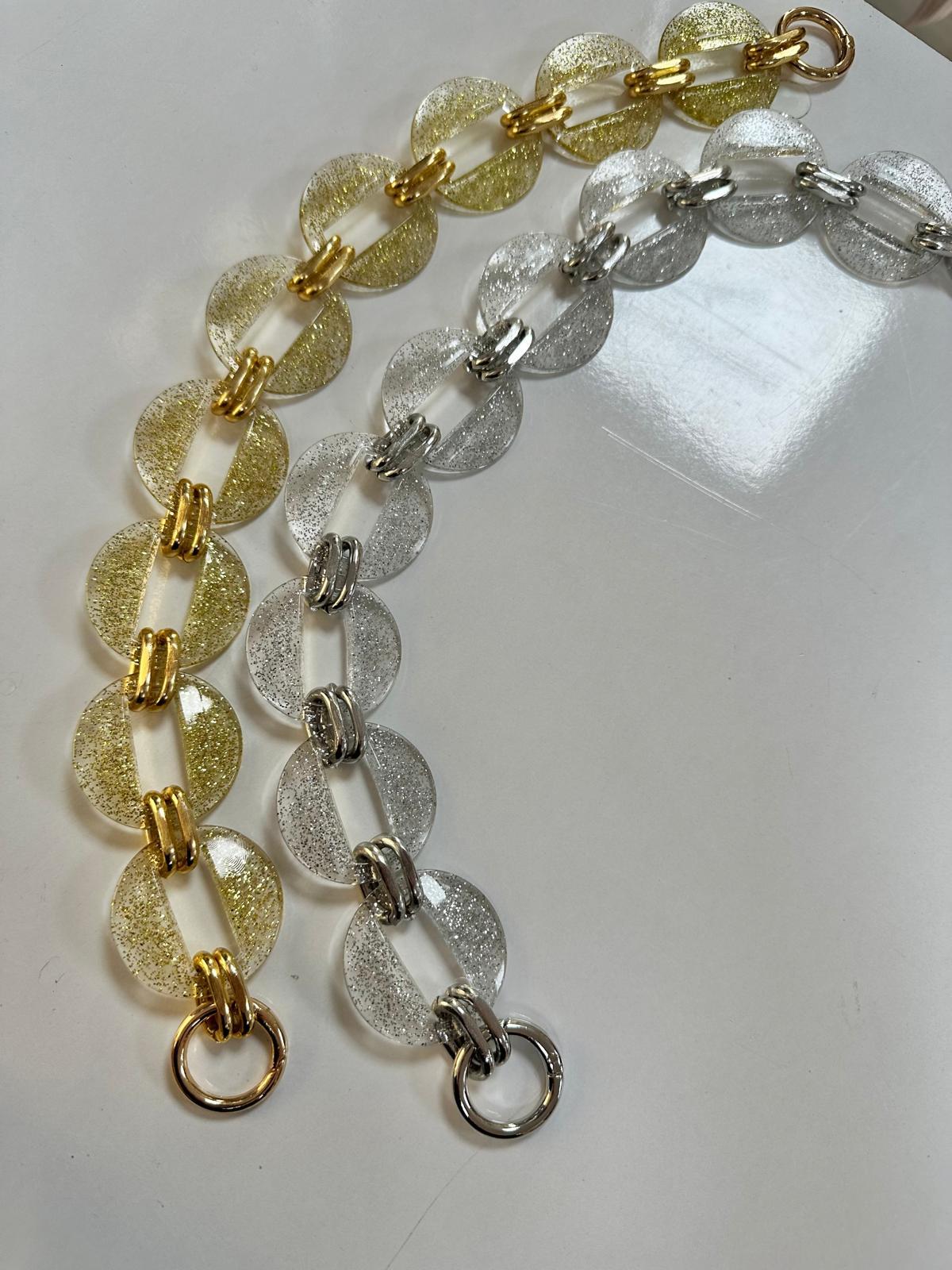 BONCUK MODELİ AKRİLİK ÇANTA ASKISI