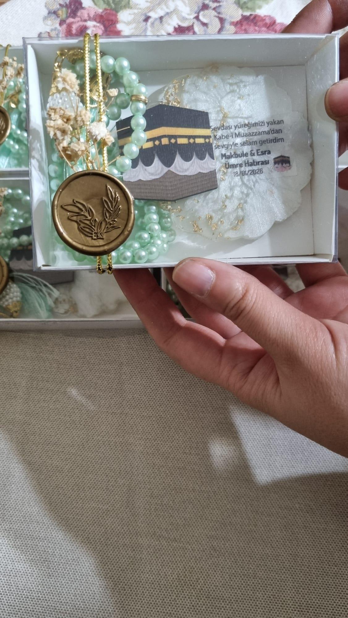 Kabe Figurlu ve Tesbih Seti