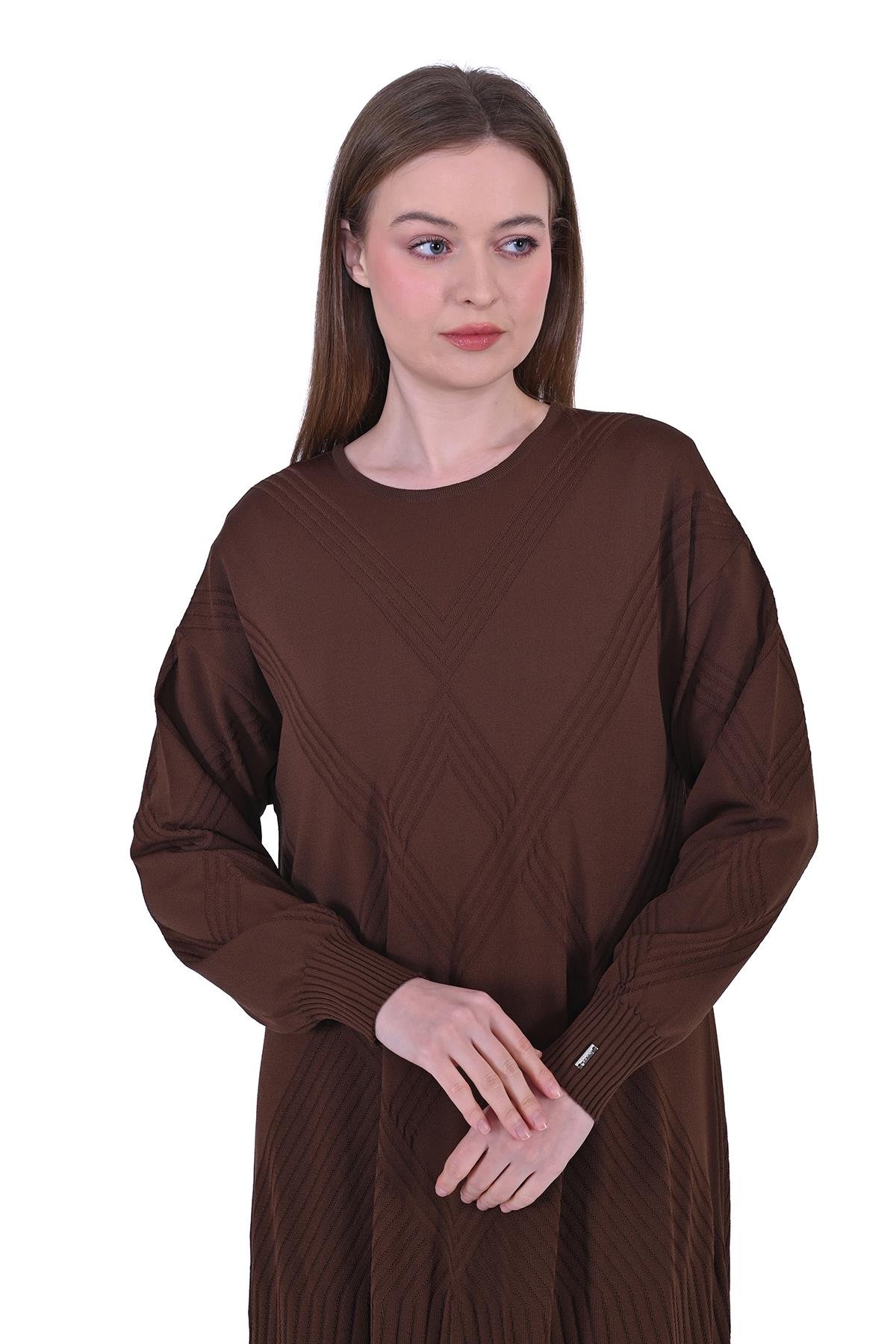 Baklava Knitwear Dress BROWNIE