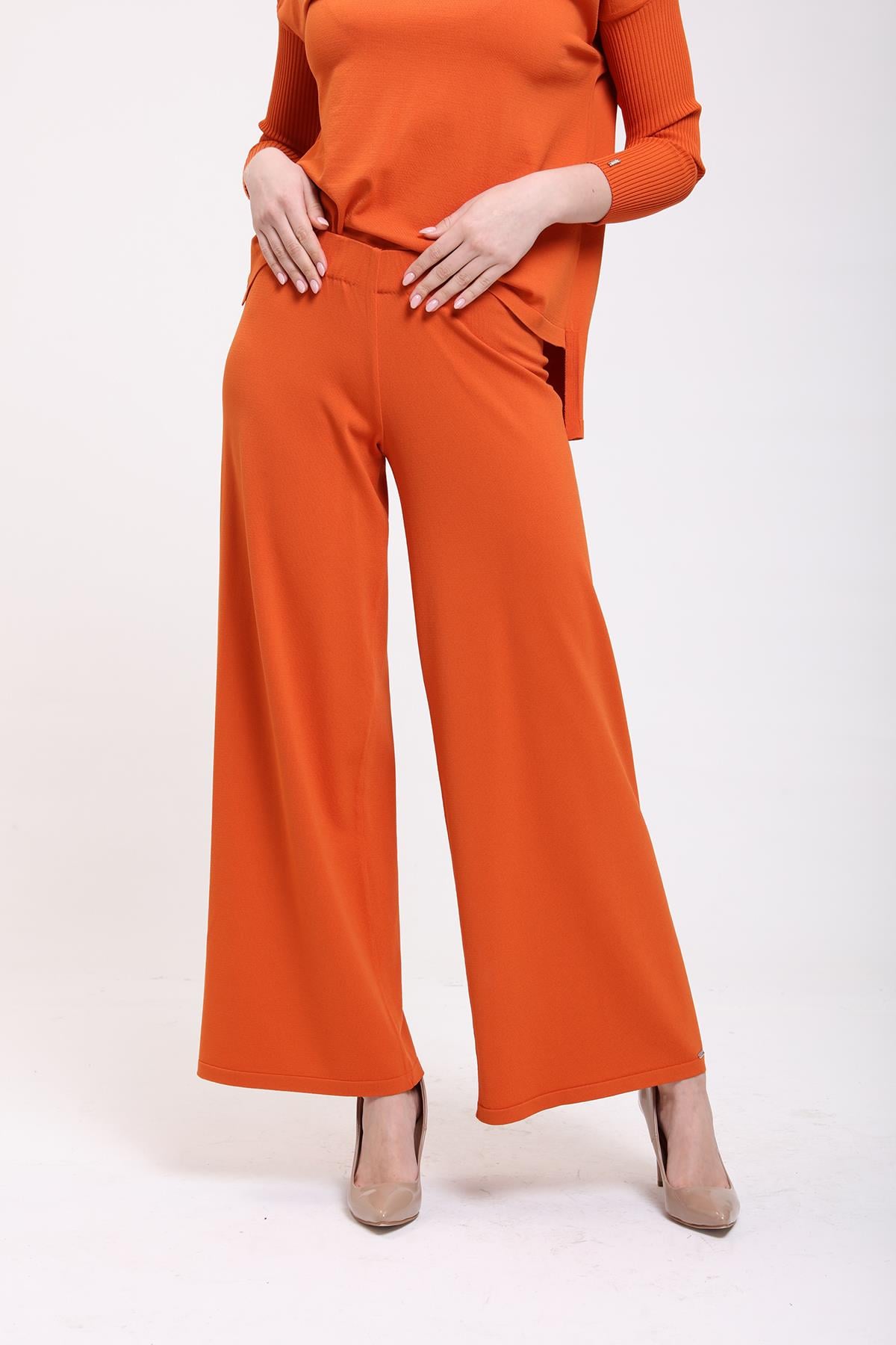 Straight Leg Knitwear Trousers KORAL