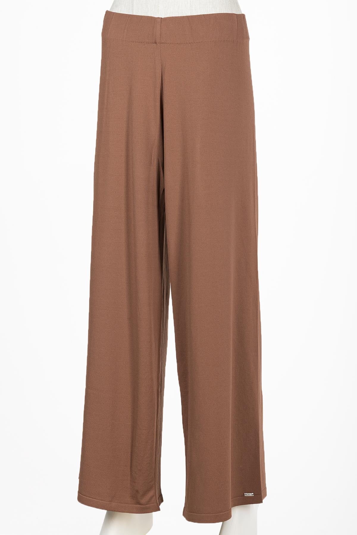 Straight Leg Knitwear Trousers EARTH