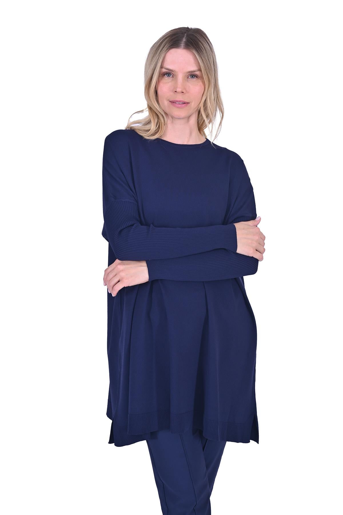 Düz Tunik LACİVERT