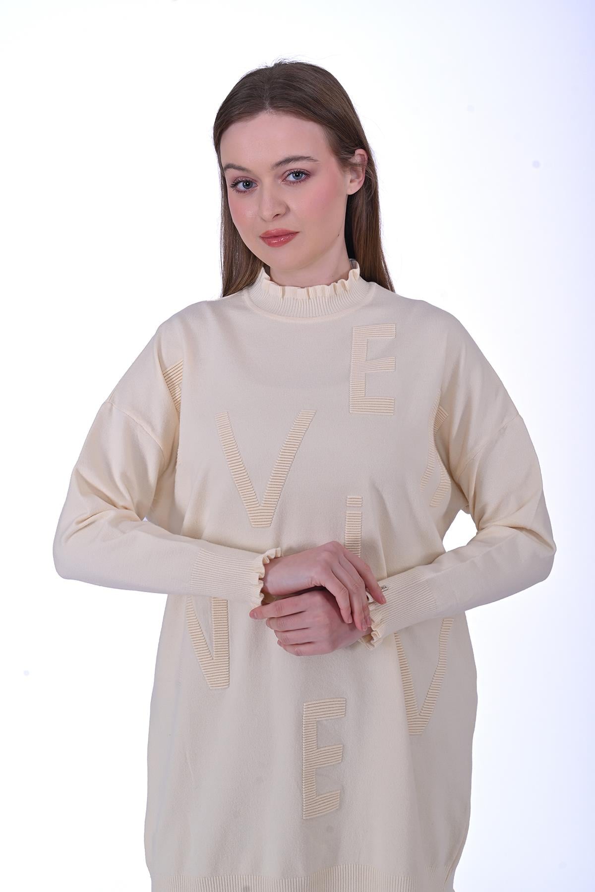 İnvee Knitwear Tunic EKRU