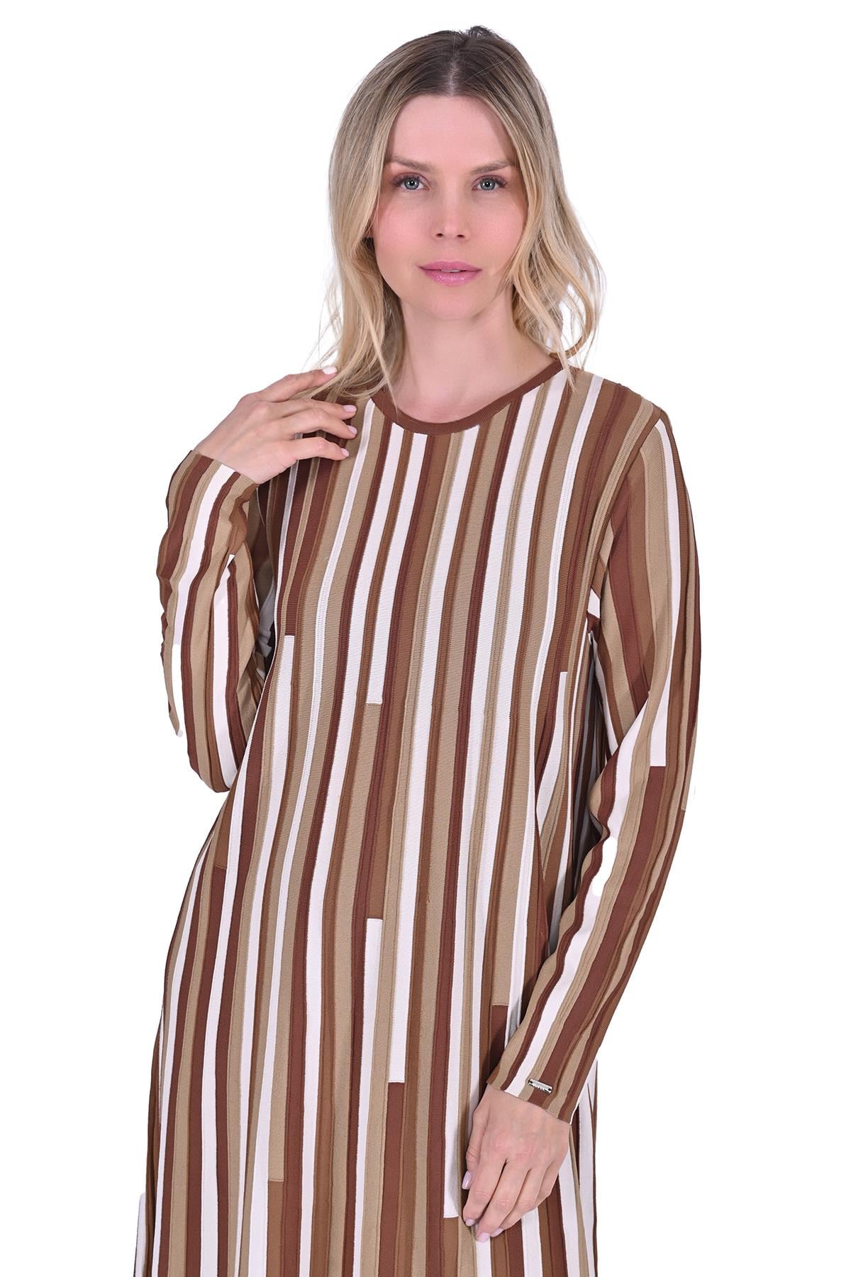 Piano Knitwear Dress EARTH