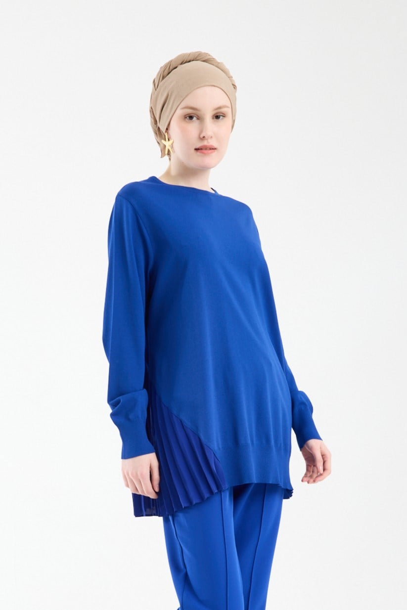Plisole Triko Tunik SAX