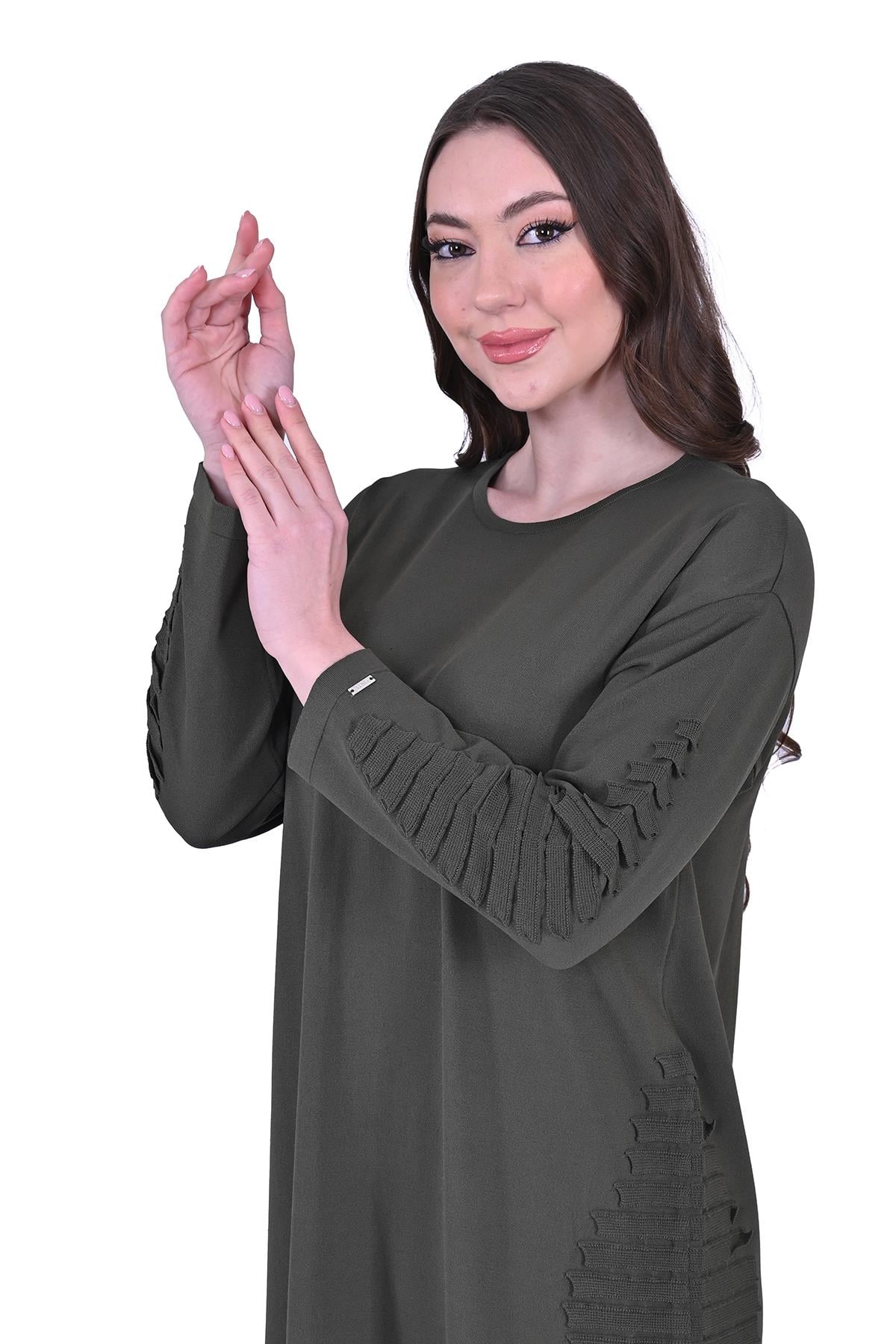Pramit Knitwear Dress KHAKI