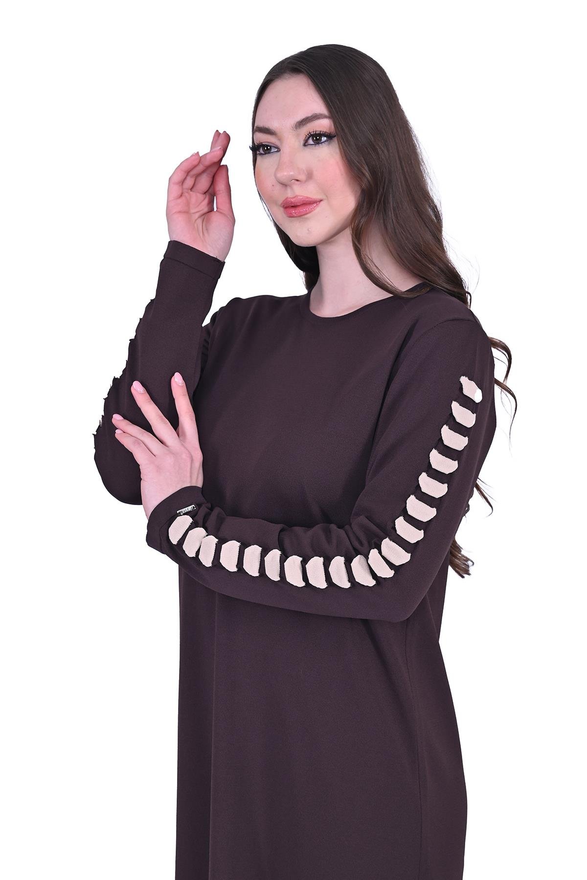 Reflection Knitwear Dress BROWN