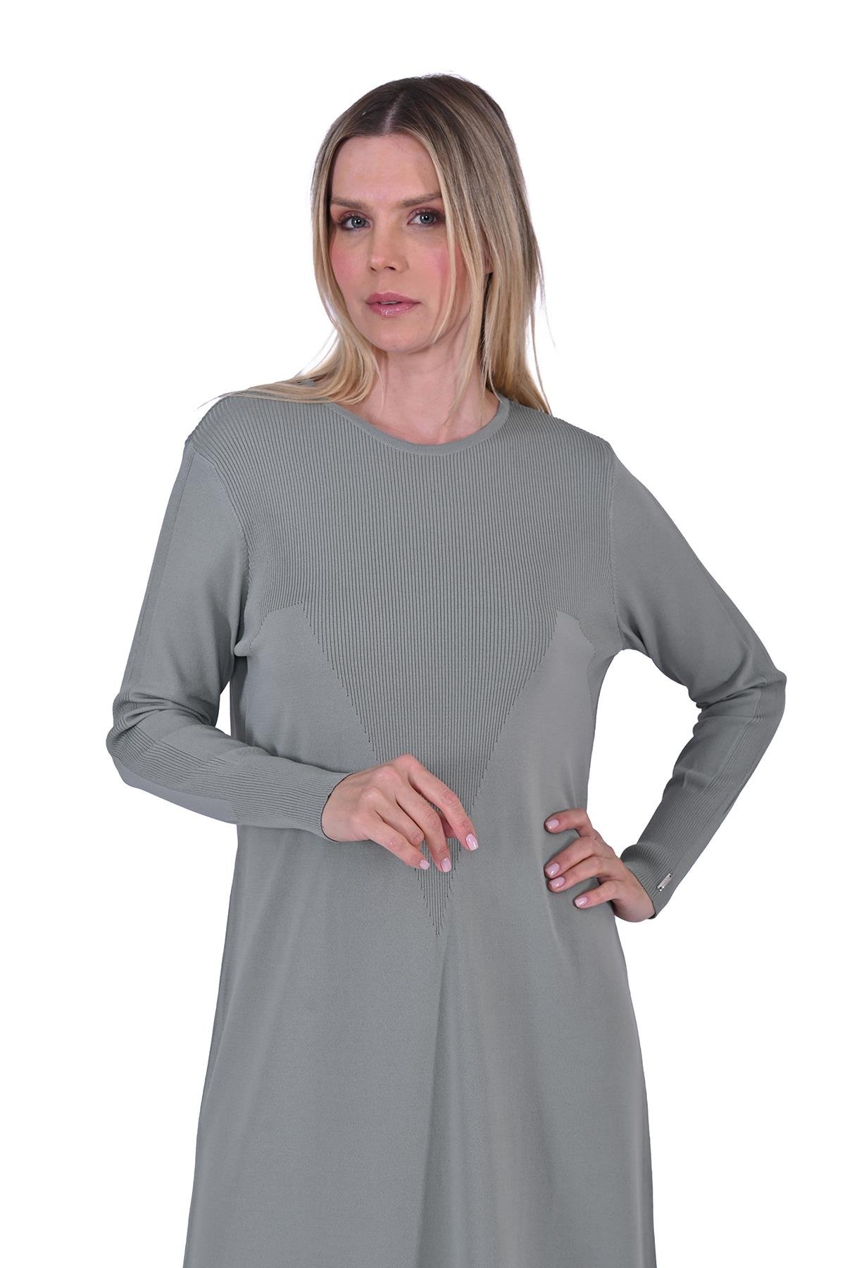 V Line Knitwear Tunic KÜFRENGİ