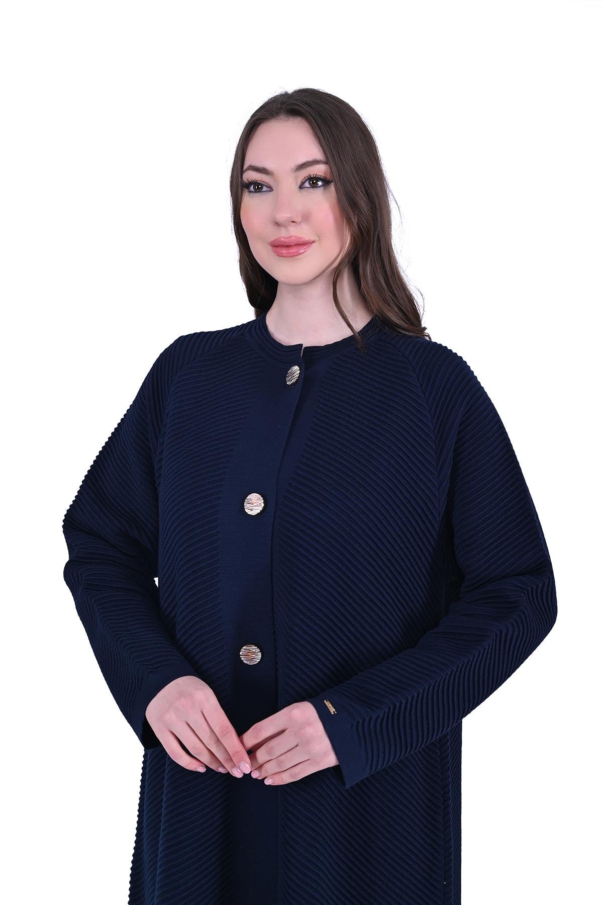 V Triko kap LACİVERT