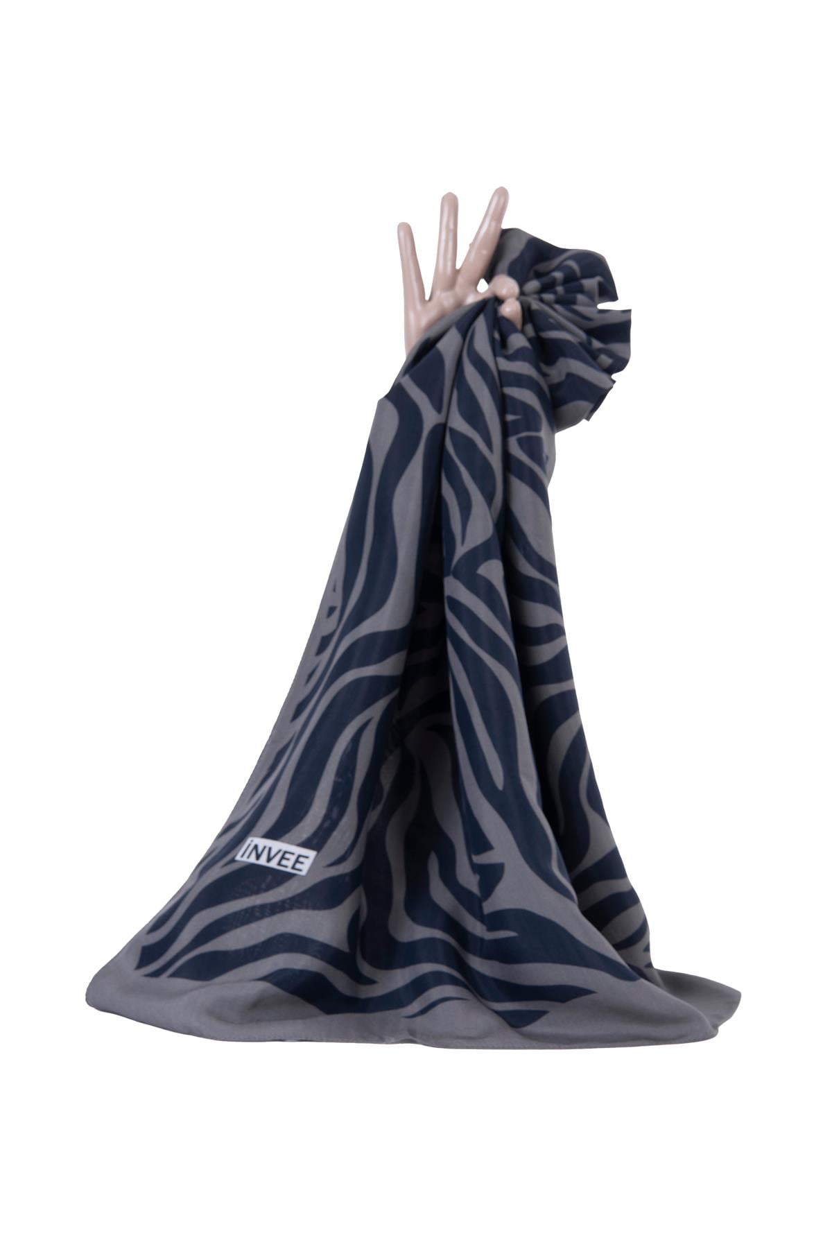 Zebra Şal GRİ