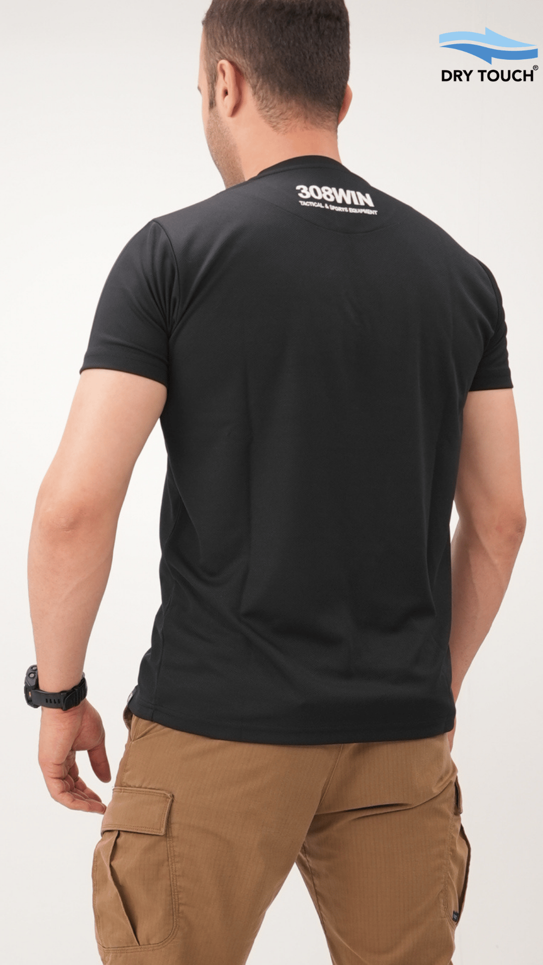 308Win Siyah Dry Touch Tişört