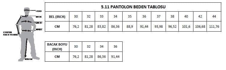 5.11 STRIKE W-FLEX-TAC PANTOLON KOYU KAHVE