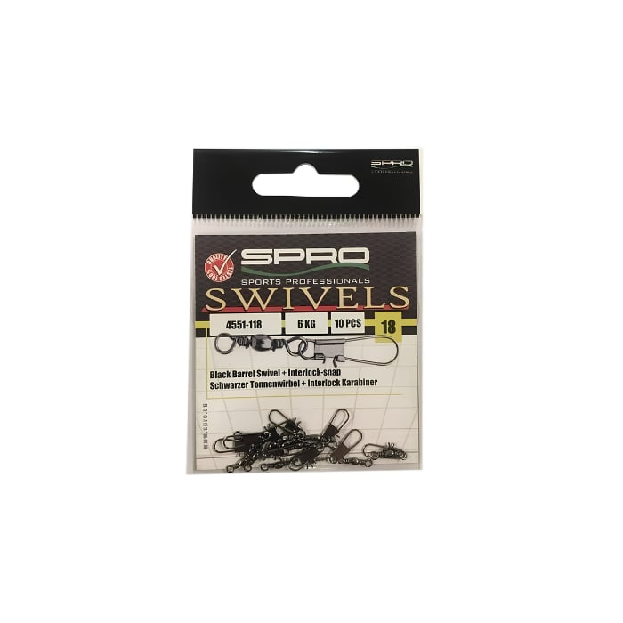 D. SPRO Klipsli Fırdöndü No:18 -6Kg- 10 Adet