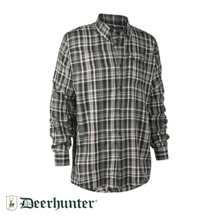 DEERHUNTER Mateo Yeşil Kareli Gömlek 43/44